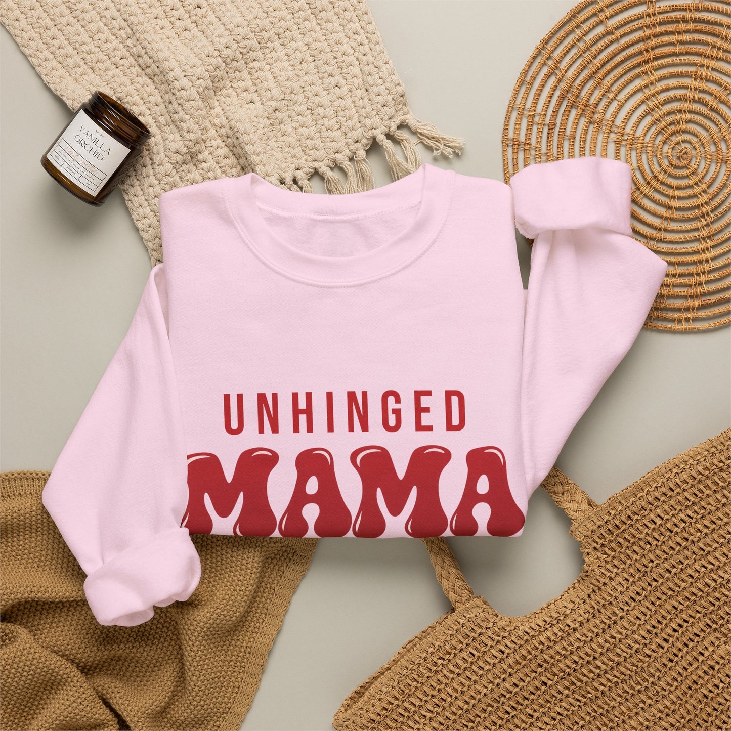 Unhinged Mama Crewneck Sweatshirt