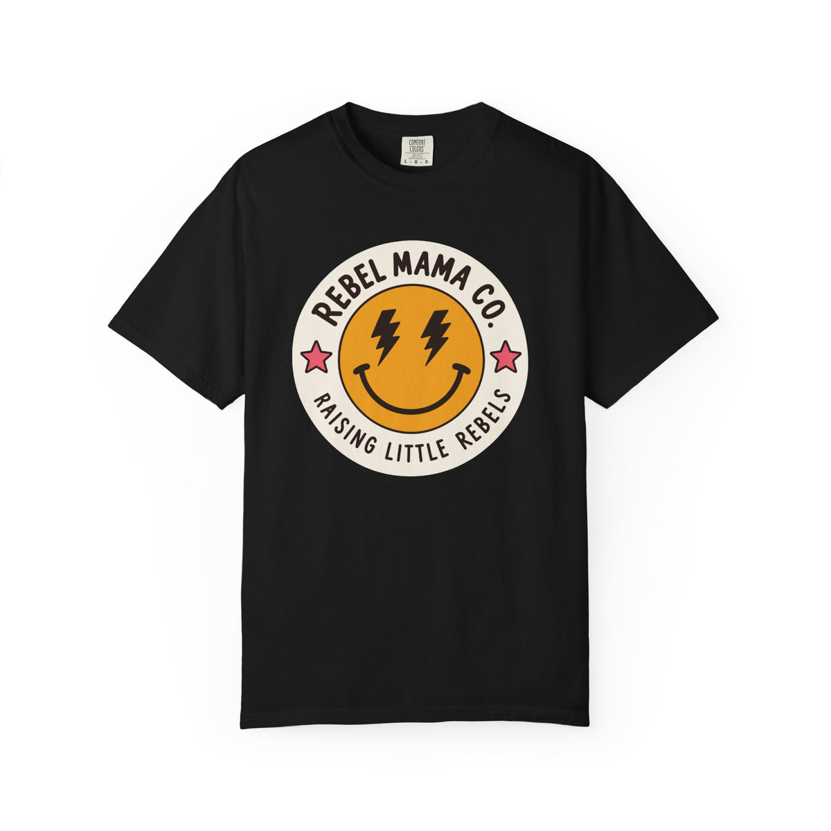 Rebel Mama Co. Retro Smiley Tee