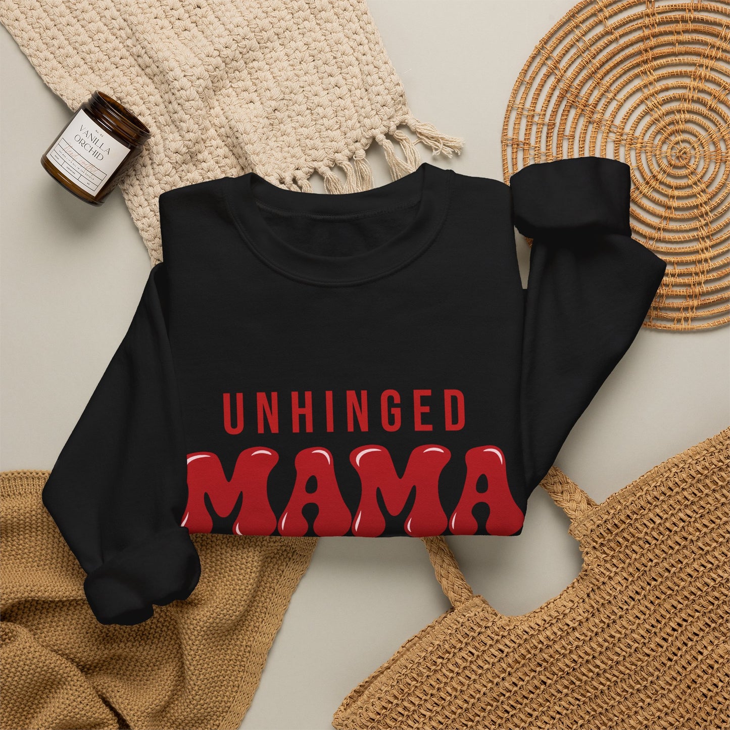 Unhinged Mama Crewneck Sweatshirt