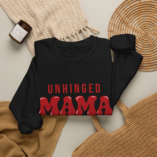 Unhinged Mama Crewneck Sweatshirt
