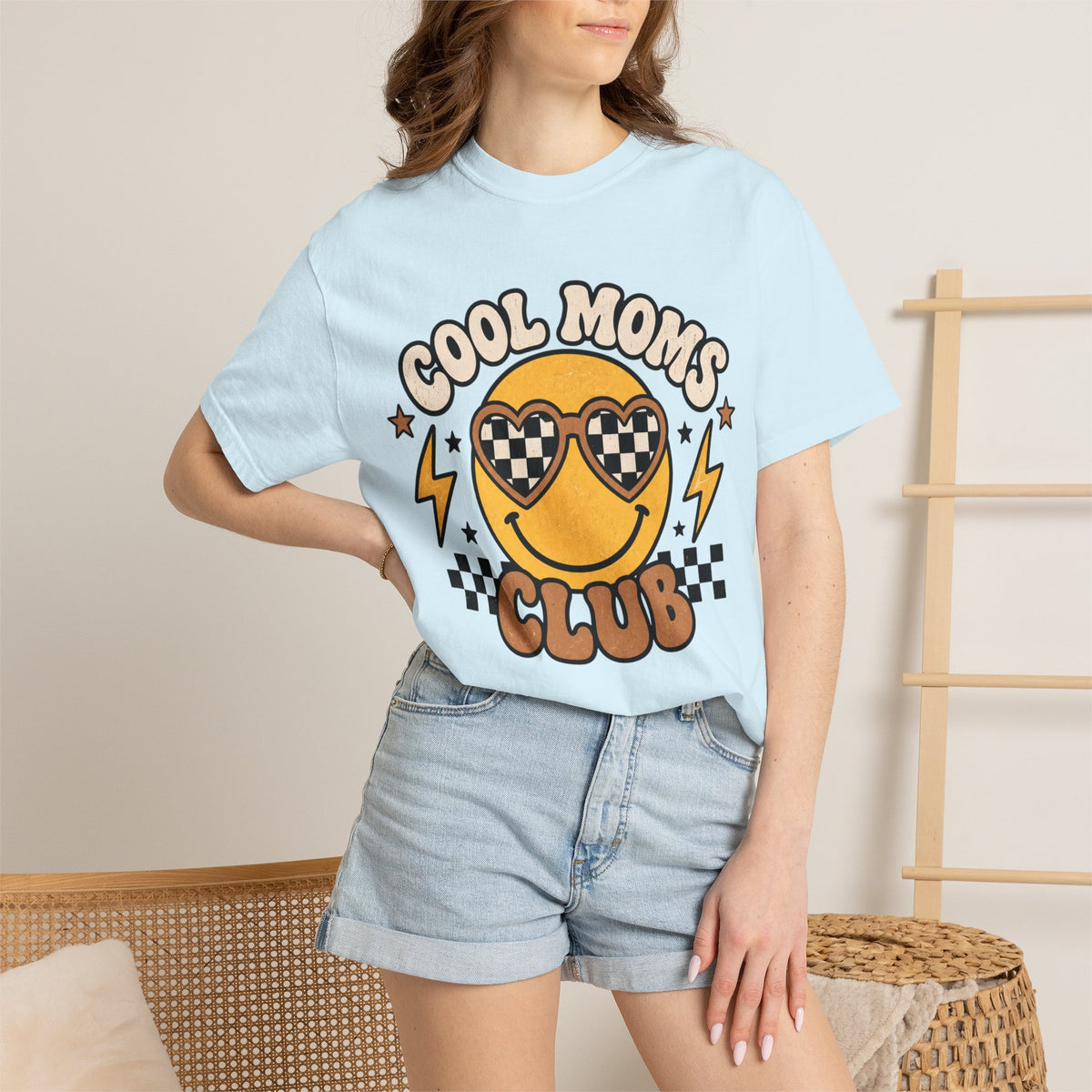 Rebel Mama Retro Smiley Tee